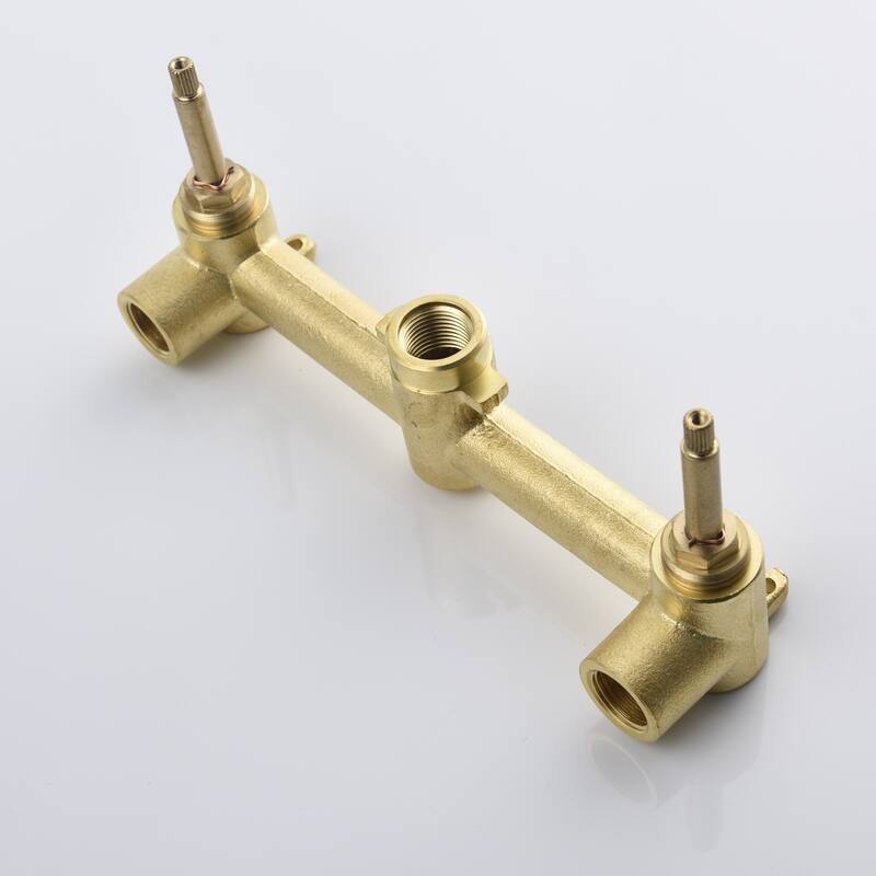 Topcraft Wall Mount Classic Cross Handle Bathroom Faucet
