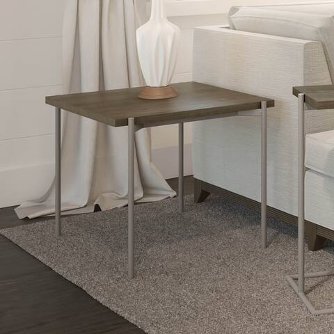 Amisco Drew 24" Square End Table