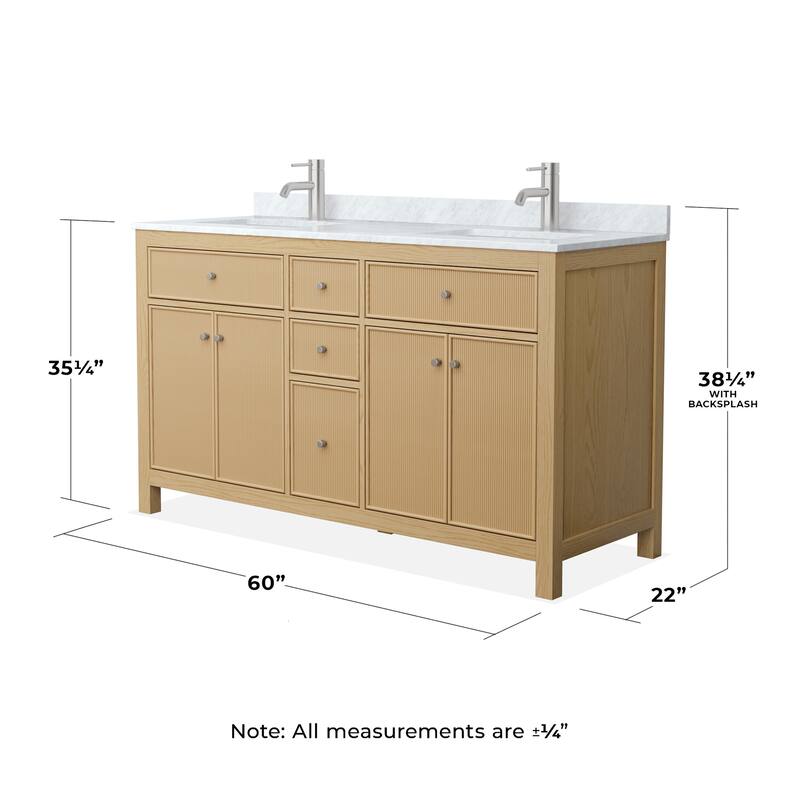 Wyndham Collection WCF9292-60D-CMUNSMXX Pendry 60" Free Standing