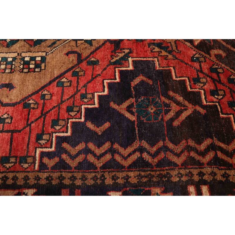 ECARPETGALLERY Hand-knotted Konya Anatolian Dark Navy, Red Wool Rug - 3'3 x 9'10