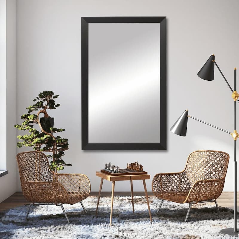 LaRue Black Framed Vanity Mirror