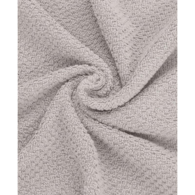 Feather and Stitch NY 650 GSM Premium Cotton 6 Piece Towel Set Super Absorbent Quick Dry Spa Quality