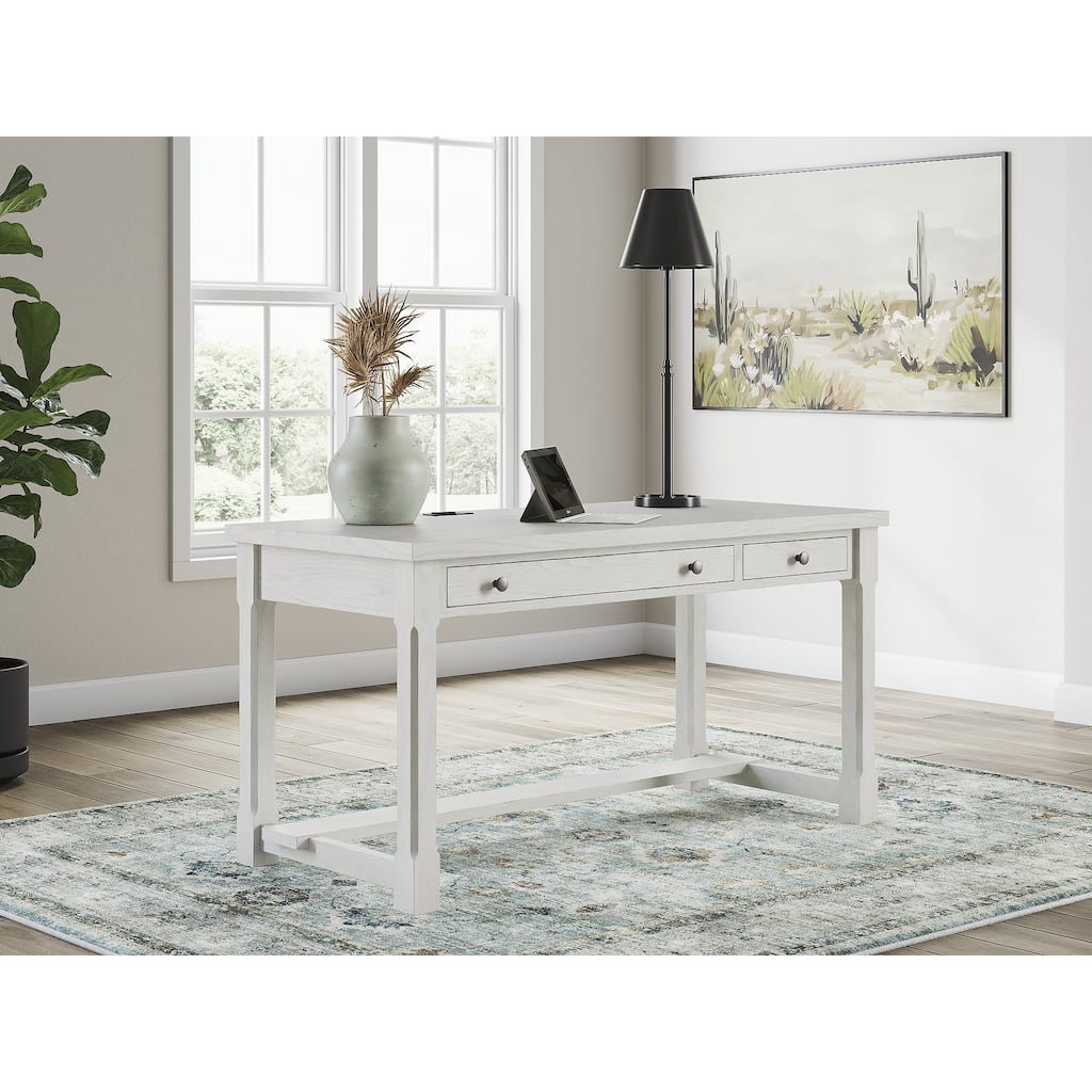 Signature Design by Ashley Robbinsdale White Home Office Desk