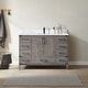 preview thumbnail 12 of 28, PROOX Bath Vanity Cultured Marble Counter Top Rectangle Porcelian Sink