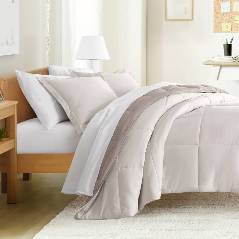 Simply Essential Dorm In A Bag Comforter, Sheet Set and Mattress Pad