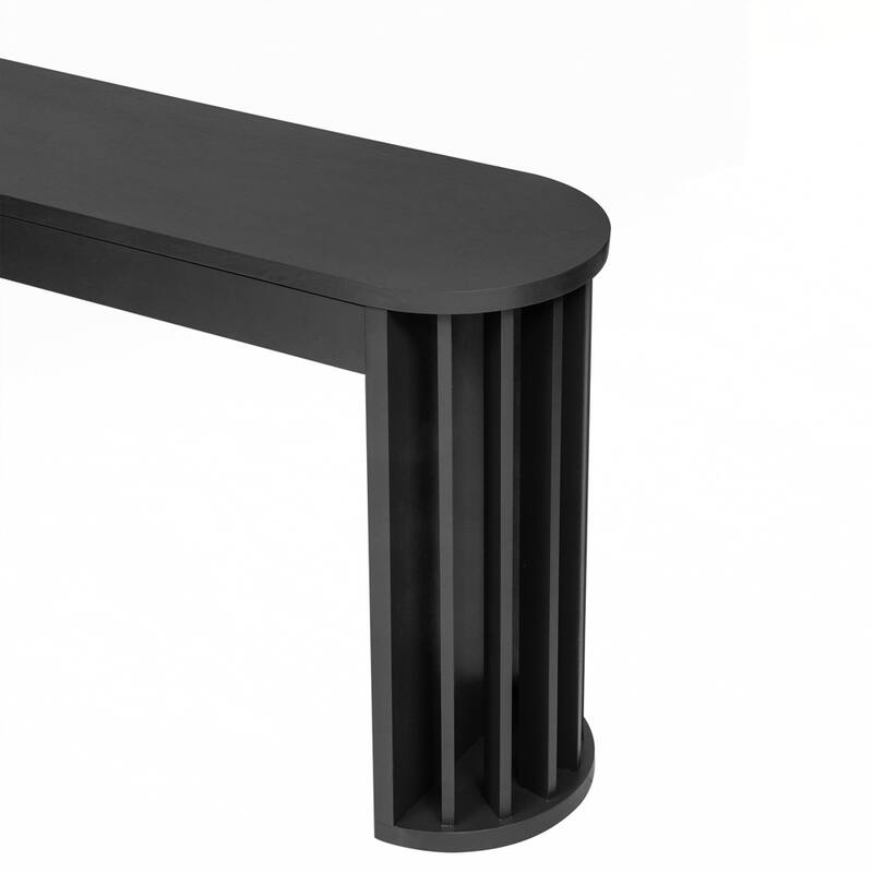 Curved and Straight Line Design Sofa Table