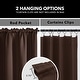 preview thumbnail 47 of 82, Deconovo 2-Pack Thermal Room Darkening Rod Pocket Curtains