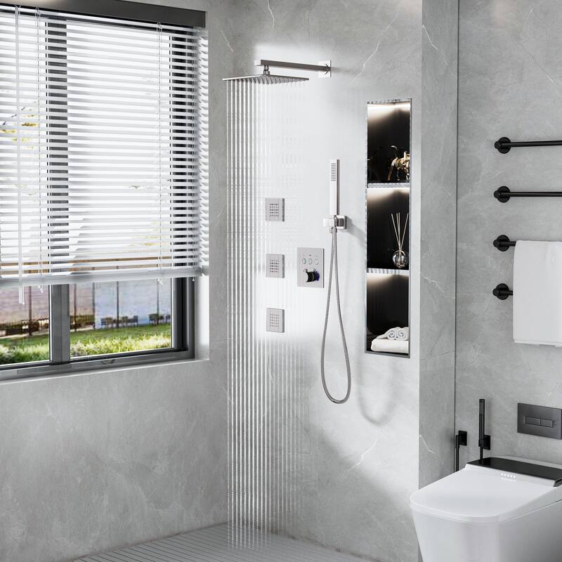 Luxury 3-Way Complete Rain Showerhead