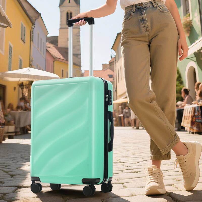 Luggage Set 3 Piece, Lightweight Durable ABS Suitcases with Spinner Wheels and TSA Lock, Carry-on & Checked Travel Luggage