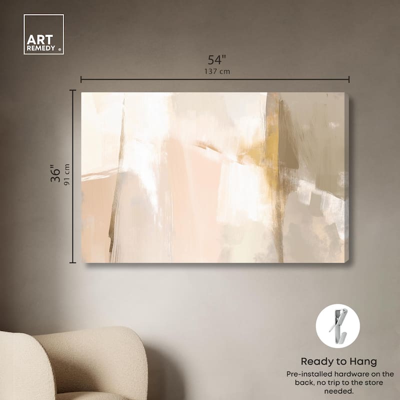 Tonal Gradations I Canvas by Art Remedy, Gallery Wrapped