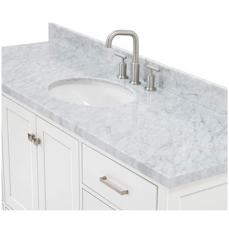 Ariel A067SCWOVO Cambridge 67" Free Standing Single Oval Basin Vanity