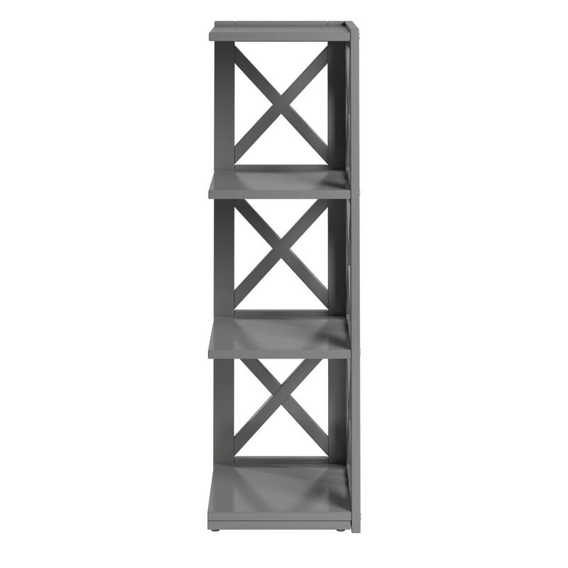 Kelsey X-Frame 3-Shelf Bookcase by iNSPIRE Q Classic