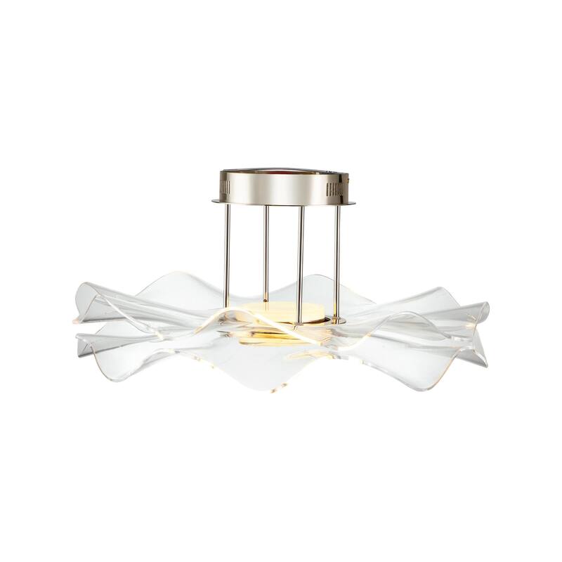 Golden Lighting 8046-SF Vetrina 24" Wide Semi-flush Ceiling Fixture