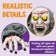 preview thumbnail 6 of 5, 12in 2Pcs Light-Up Zombie Decor with Sound