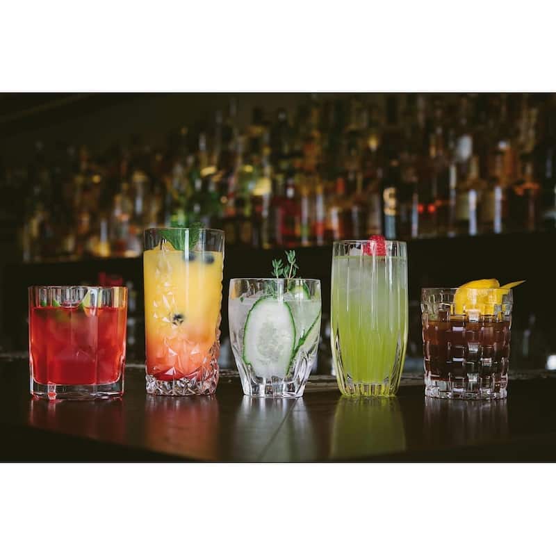 Nachtmann Set of 4 Sculpture Longdrink Glasses - 14 oz