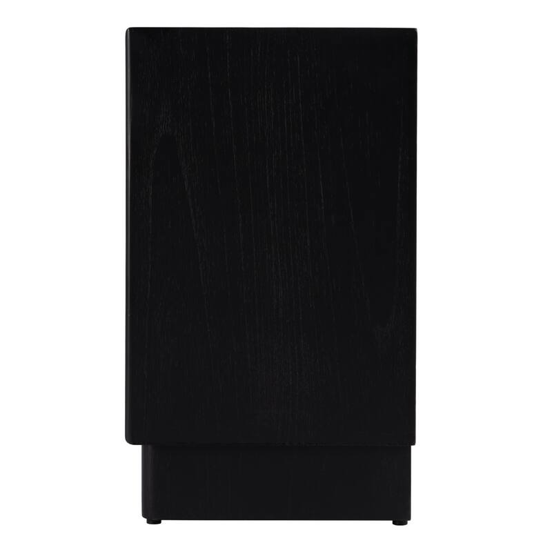 Halmstad 24 in. W Wood Panel 2 Drawer Nightstand with Soft-Closing Drawers