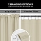 preview thumbnail 80 of 82, Deconovo 2-Pack Thermal Room Darkening Rod Pocket Curtains