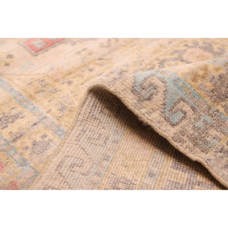 ECARPETGALLERY Hand-knotted Jules Serapi Ivory Wool Rug - 7'11 x 9'11