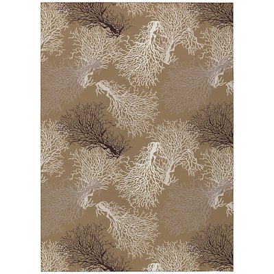 Indoor/ Outdoor Surfside Coral Rug New