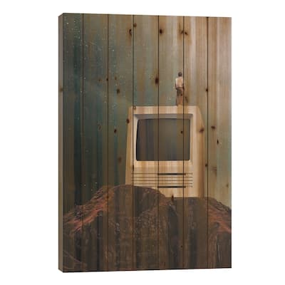 We are going to Escape Print On Wood by Frank Moth - Multi-Color