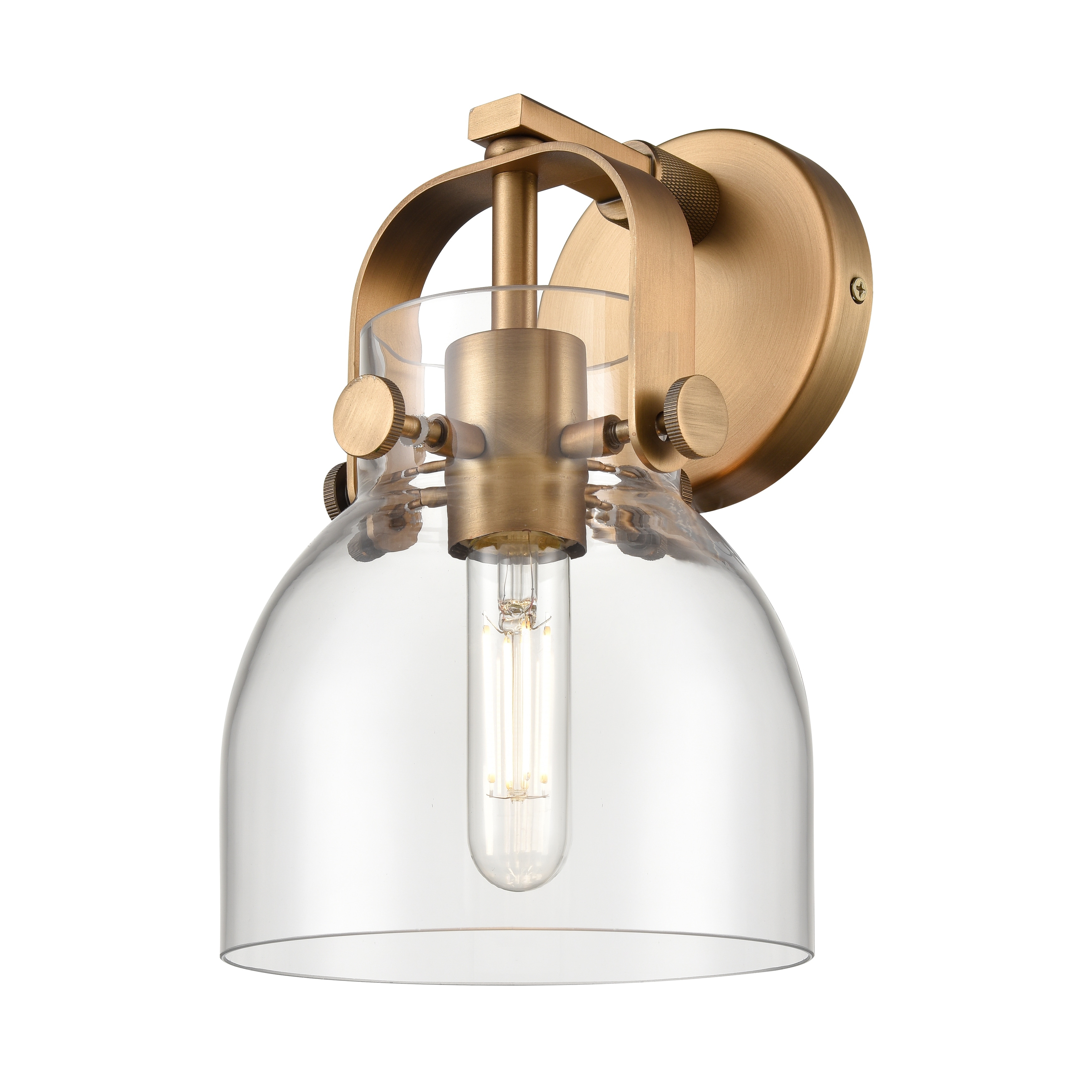 Innovations Lighting Pilaster II Bell - 1 Light 7" Wall-Mounted Sconce