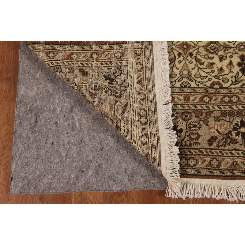 All-Over Anatolian Turkish Vintage Area Rug Hand-Knotted Wool Carpet - 6'7" X 9'10"