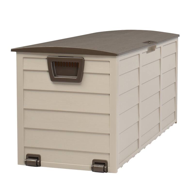 75gal Outdoor Garden Plastic Storage Deck Box