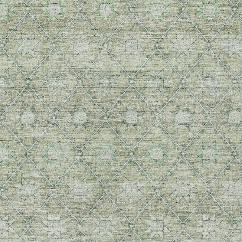 HomeRoots Floral Transitional Rectangle Outdoor Rug