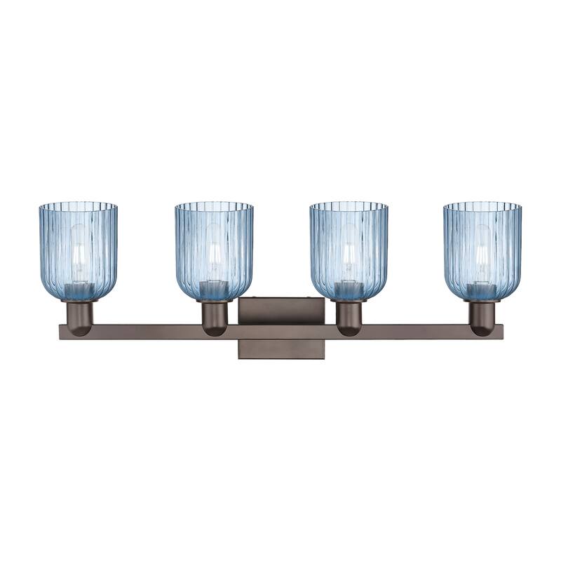 Innovations Lighting Downtown Urban - Bridal Veil - 4 Light 32" Bath Vanity Light