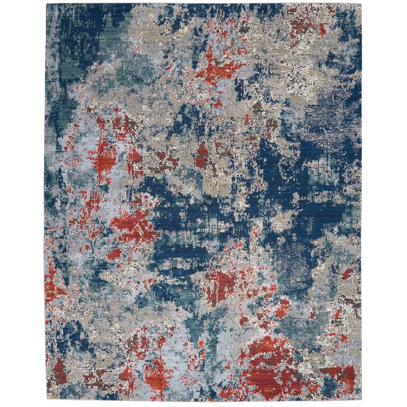Nourison Artworks Textured Abstract Modern Area Rug