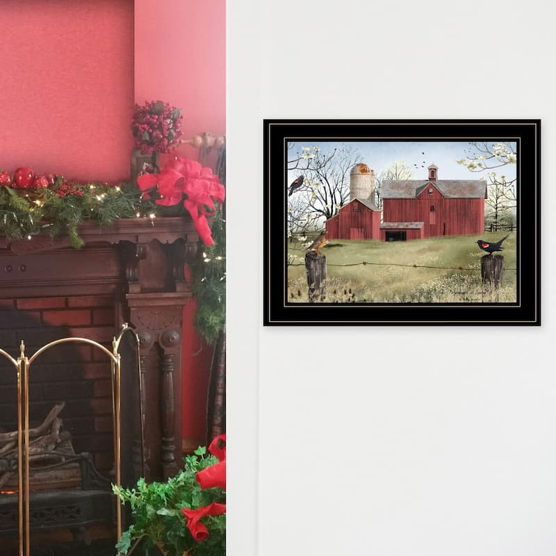 TrendyDecor4U Contemporary "Harbingers of Spring" Framed Print Wall Art by Billy Jacobs