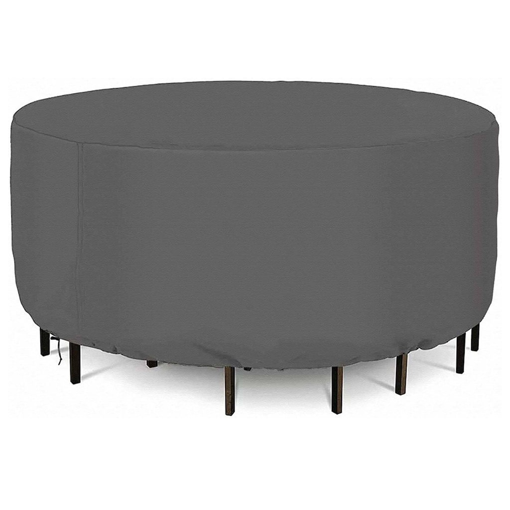 Outdoor Round Patio Table Cover for Round Dining Table Chairs Set - 60"Dia x 28"H