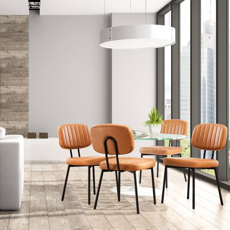 Upholstered Dining Room Chairs with Cushion Seat Set of 6