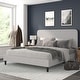 preview thumbnail 1 of 73, Upholstered Platform Bed with headboard