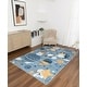 preview thumbnail 4 of 5, Kids Collection Stars, Planets, & Cheerful Animals Navy Rug