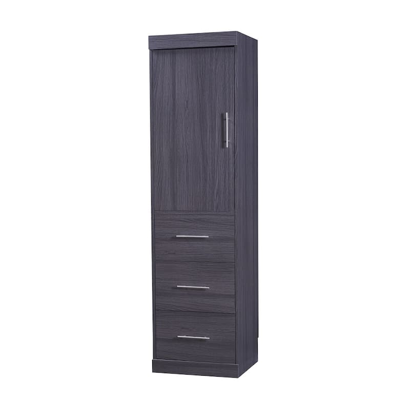 Merax Folded Murphy Bed with Wardrobe and Drawers Bed Bath & Beyond