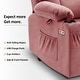 preview thumbnail 46 of 45, MCombo Small Power Lift Recliner Chair with Massage and Heat for Short Elderly People, Fabric 7569