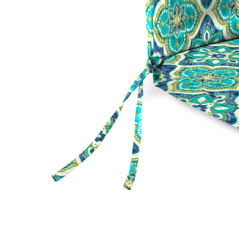 21" x 44" Outdoor Chair Cushion with Ties and Loop - 44'' L x 21'' W x 3.5'' H