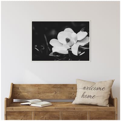 Kate and Laurel Sylvie Magnolias Framed Canvas by Alicia Abla