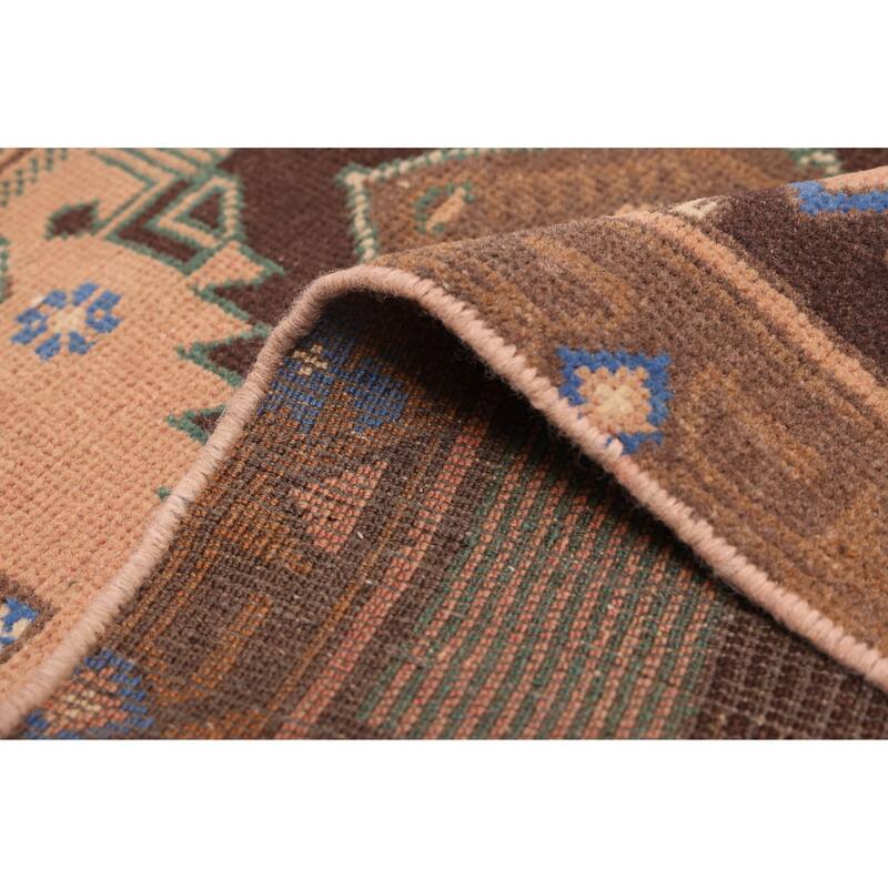 ECARPETGALLERY Hand-knotted Teimani Brown Wool Rug - 2'6 x 4'10