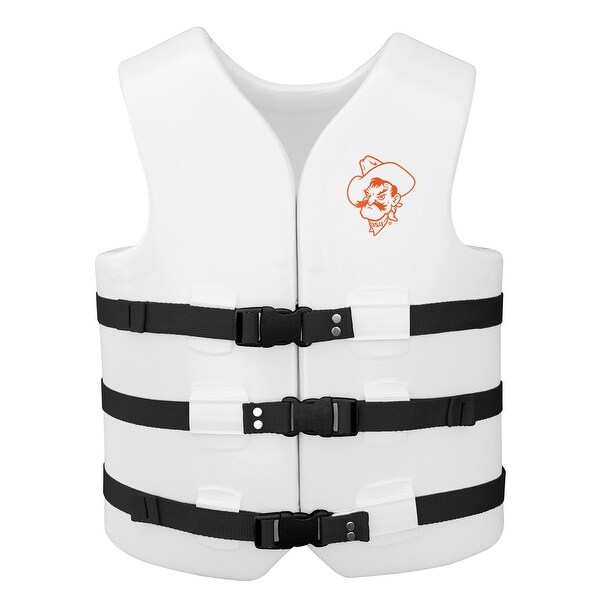 48" White NCAA Oklahoma State Adult XXL Life Vest - N/A