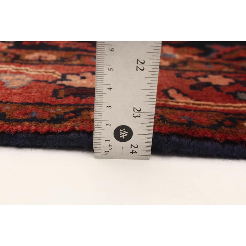 ECARPETGALLERY Hand-knotted Andelz Navy Wool Rug - 3'5 x 4'11