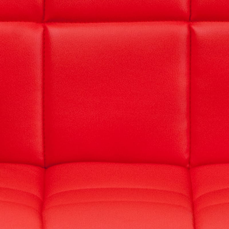 Quilted Vinyl Adjustable Height Barstool with Arms and Chrome Base - 20"W x 18"D x 36.75" - 45.25"H