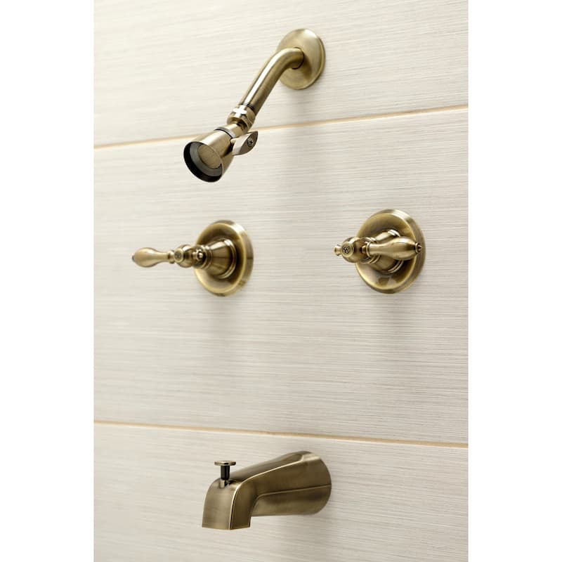 Kingston Brass American Classic Two-Handle Tub and Shower Faucet