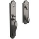 preview thumbnail 3 of 12, Baldwin Boulder Full Escutcheon Single Cylinder Handleset with Oval