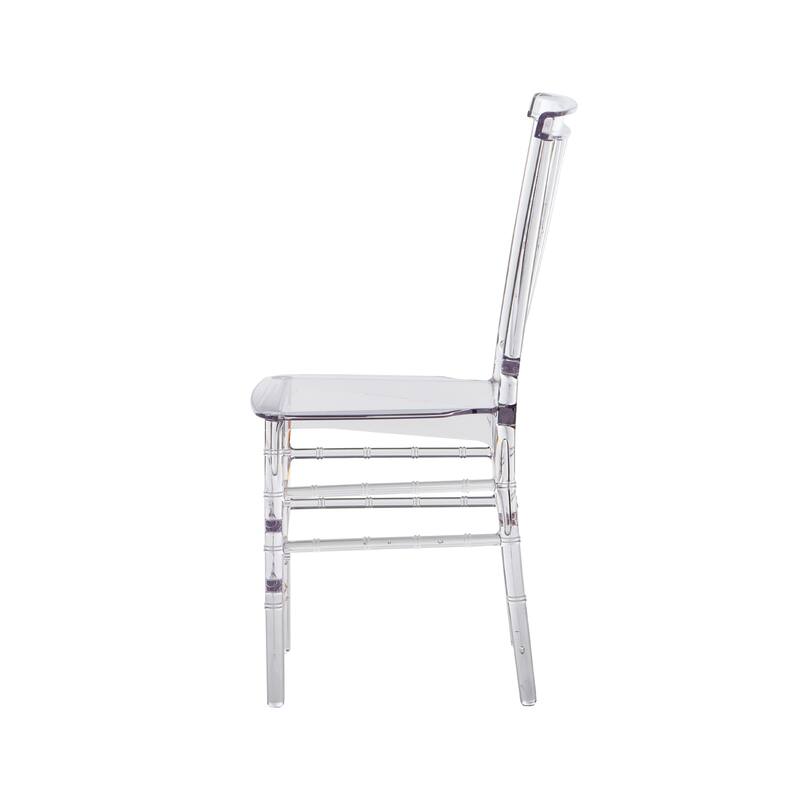 Modern Designs 2 and 4- piece Set of Stackable Transparent Chiavari Chairs for Events - N/A