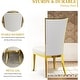 preview thumbnail 38 of 193, 65 inch Faux Marble Dining Table Set with Boucle Dining Chairs