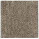 preview thumbnail 64 of 89, SAFAVIEH Evolution Shag Gwenaele Solid 1.8-inch Thick Rug 6'7" Square - Brown - Square