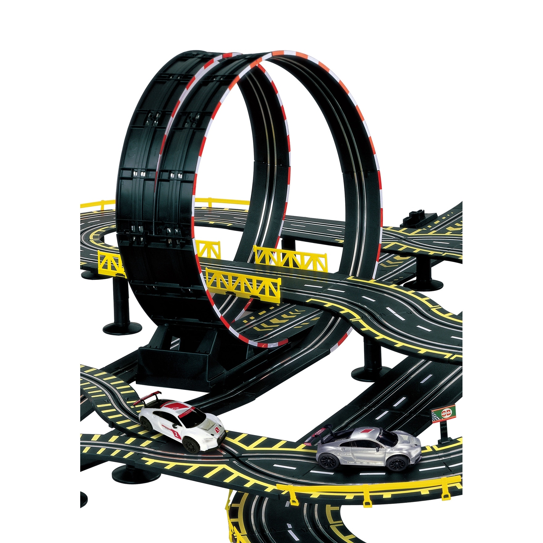 Electric power big racer road shop racing set