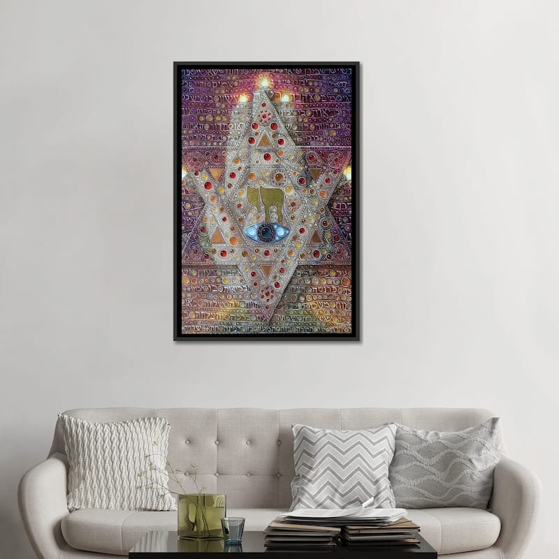 iCanvas "Brahat Habait Blessing At Home" by Victor Molev Framed Canvas Print